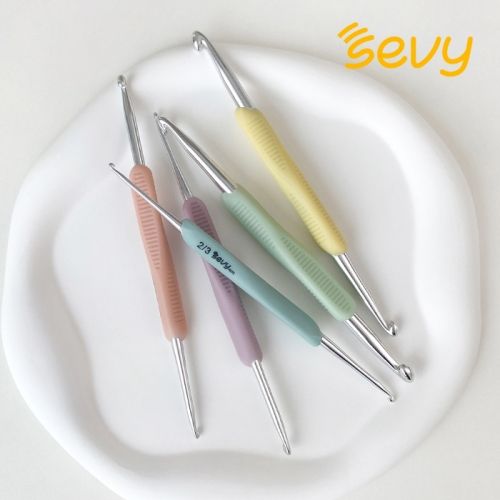 실리콘 양쪽 코바늘