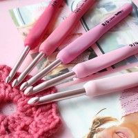 핑크 에티모 로즈 모사용 코바늘