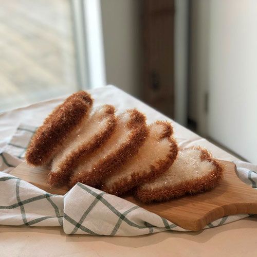왕초보 식빵 수세미