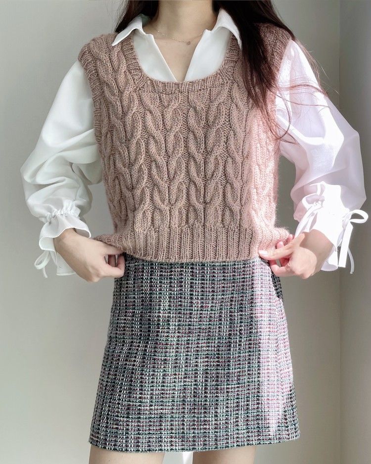 하트 꽈배기 베스트