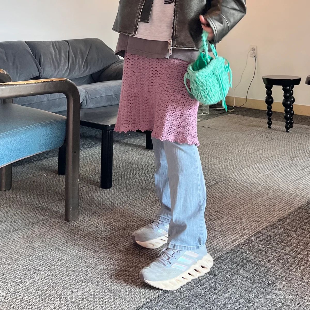 션니 레이어드 스커트