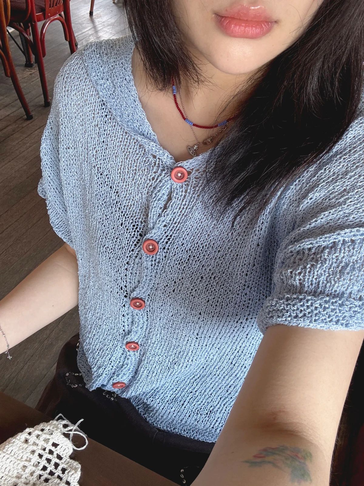 션니 여름 세일러 소녀 카디건