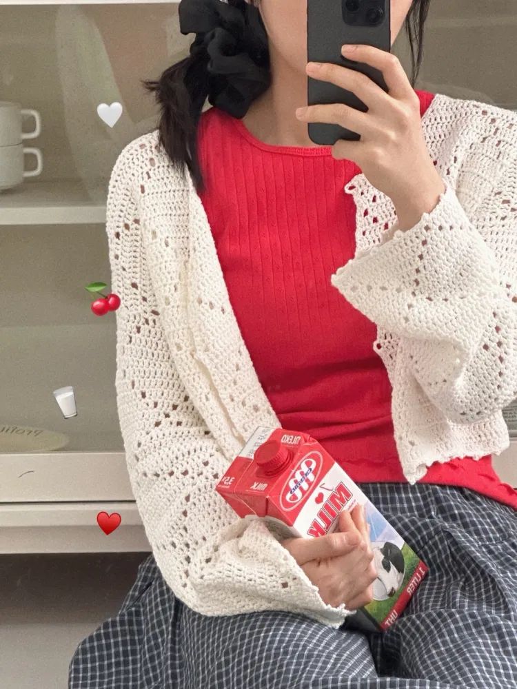 위스퍼 드롭 가디건