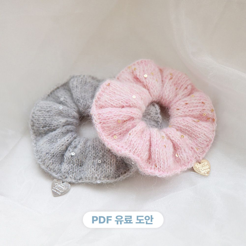 포근 겨울 별사탕 헤어 슈슈
