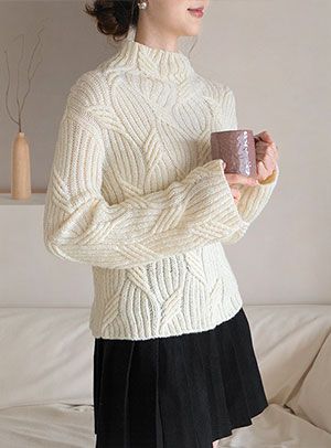 서틀 드리프터 스위핑 립 풀오버