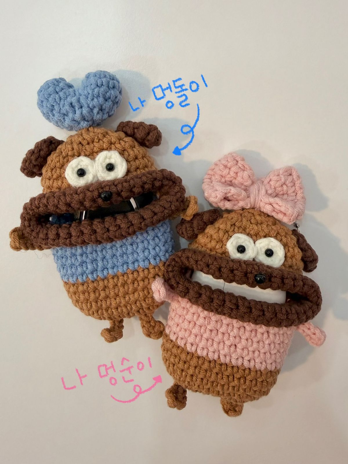 멍순돌 에어팟 & 차키 케이스