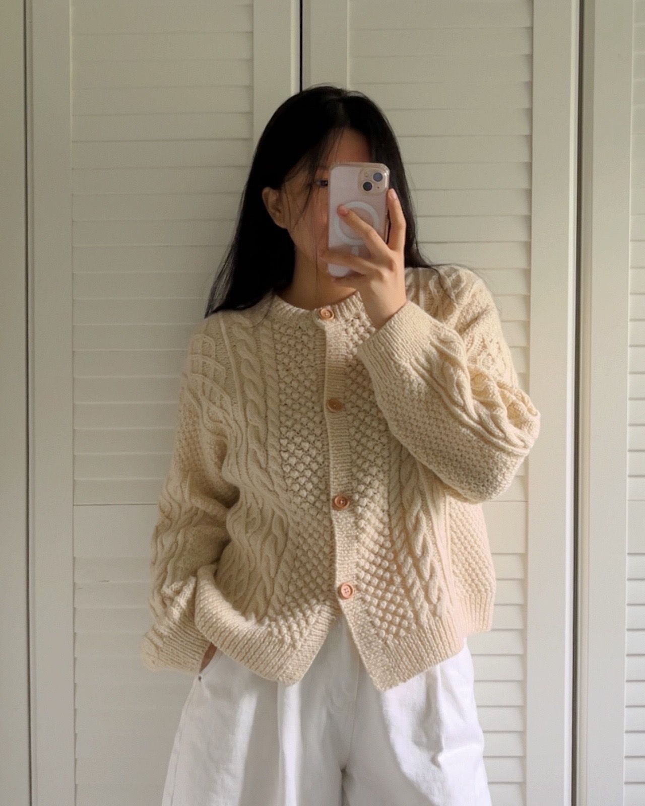 캐슈넛 가디건