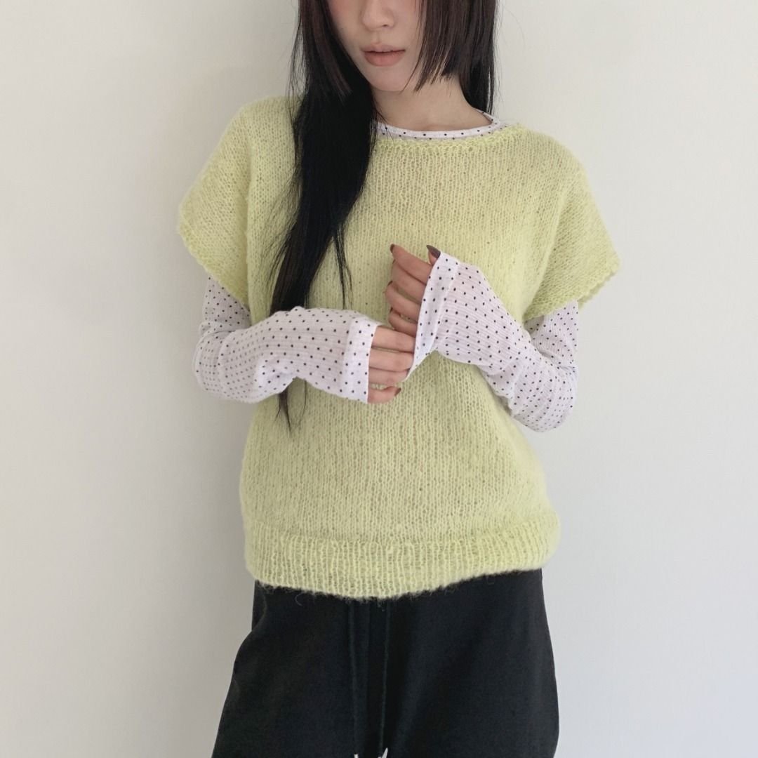 후우 보트넥 레이어드 티