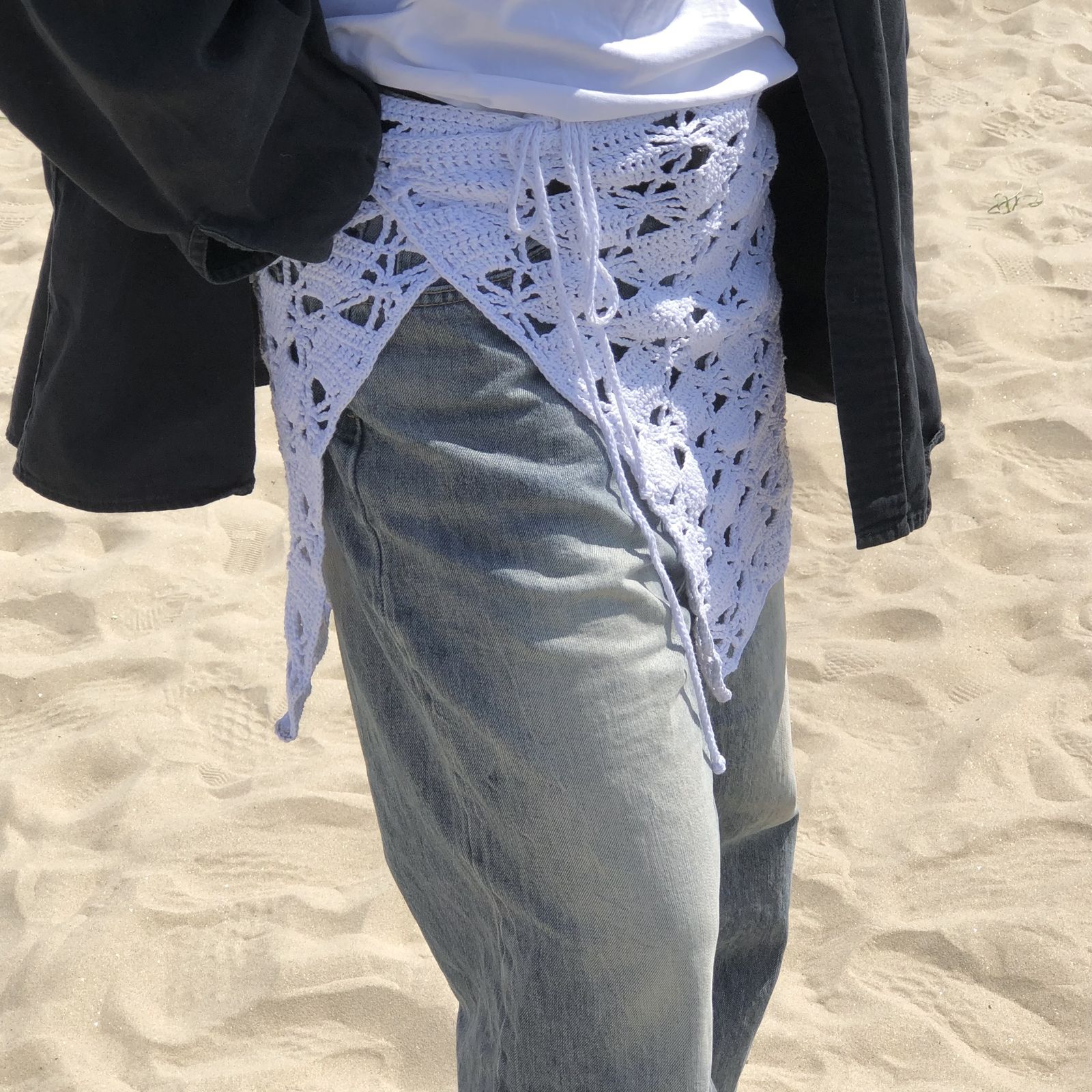단델리온 체커보드 스커트