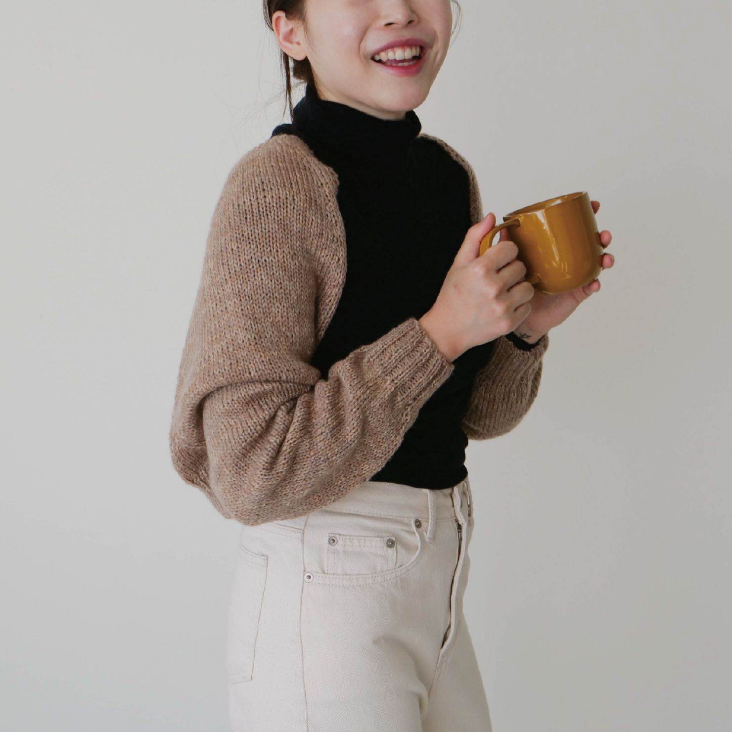 팸므 볼레로 가디건