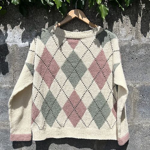 Argyle Pluviae Cardigan