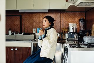 겨울의 꽈배기 카디건