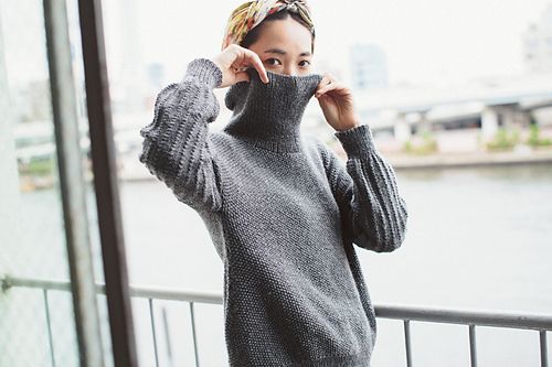 하이넥 풀오버