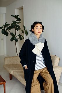 링 가랜드의 양면 머플러