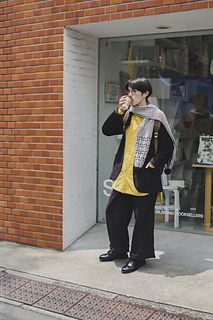 브리오슈 니트 머플러