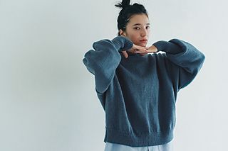 와이드 니트 파커