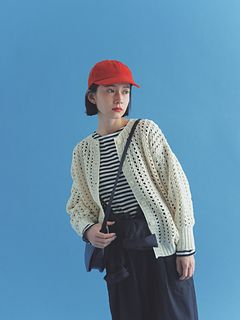 크로셰 메시 카디건