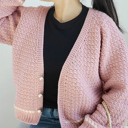 씨씨 바이오 코지 탑다운 가디건