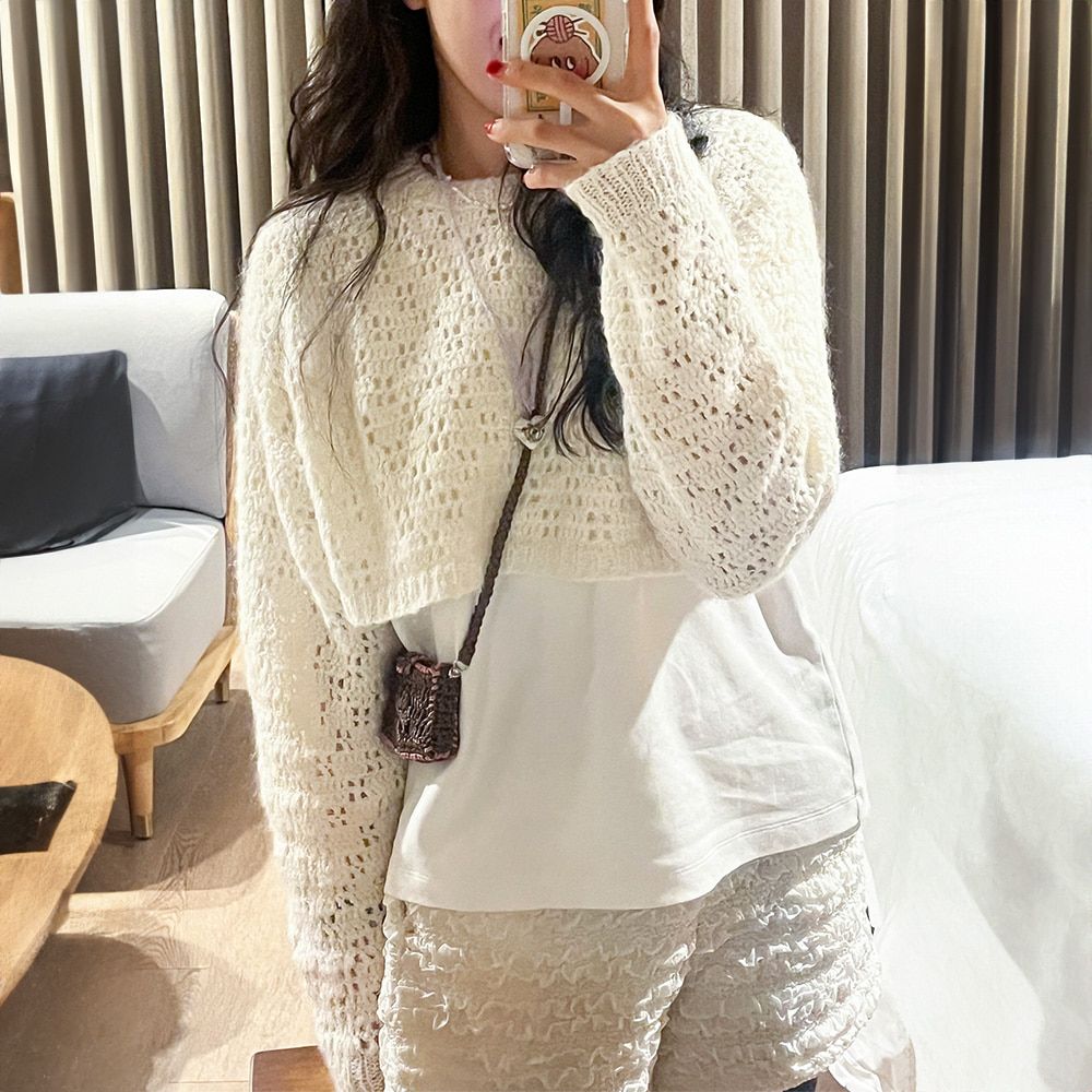 모후 눈밭 풀오버
