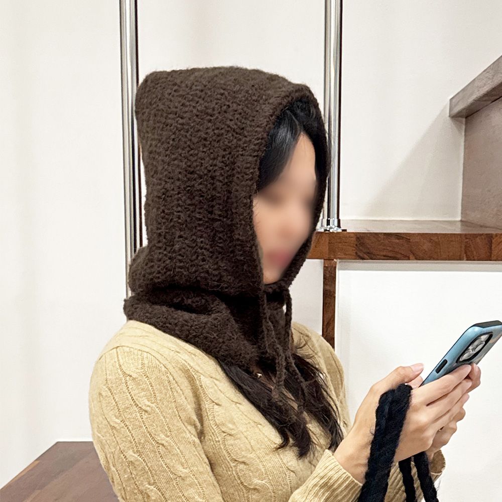 플러피 알파카 폭닥 바라클라바