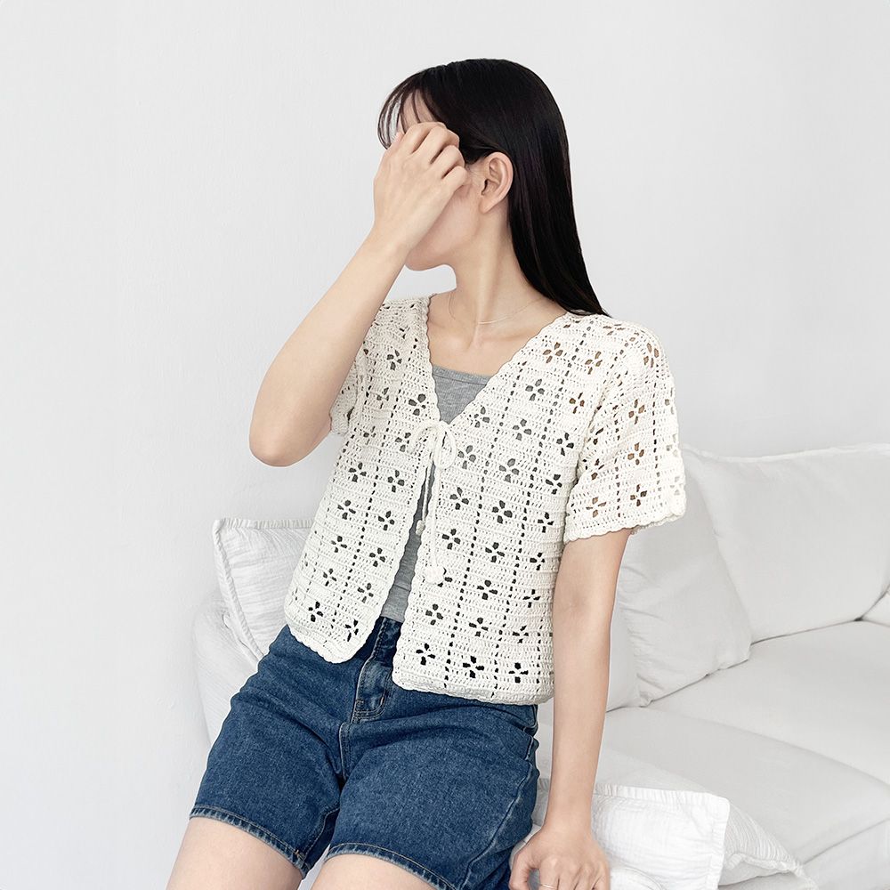 쿨 브리즈 플로리 가디건